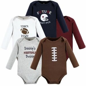 Hudson Baby Brown and Gray One Piece Set
